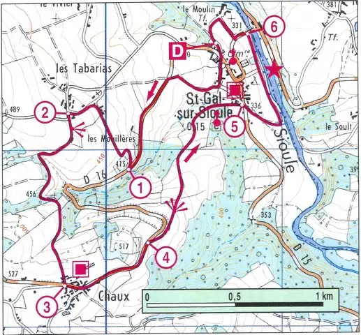 Chemins de randonnées